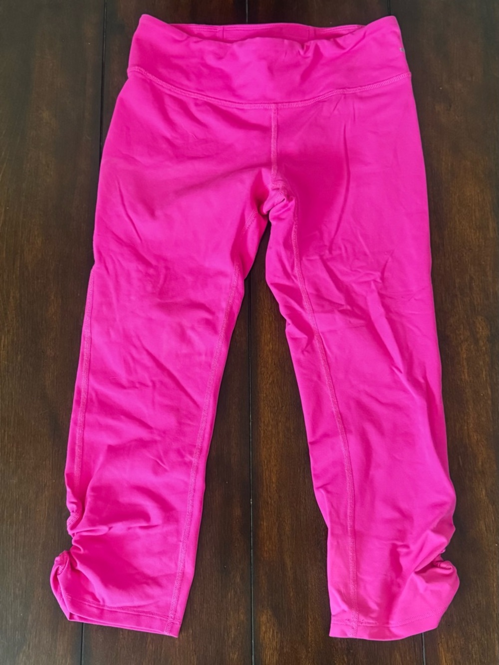 Coeur Triathlon Hot Pink Capri Run Tights Medium